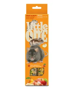 Little One Sticks for hamsters, rats, mice and gerbils with fruit and nuts (2 x 60 g — ART. 32240)
