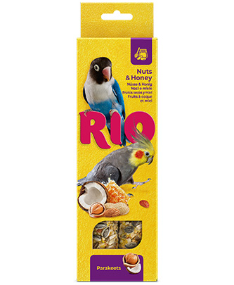 RIO Sticks لـ parakeets مع honey و nuts (2 x 75 g — ART. 22140)