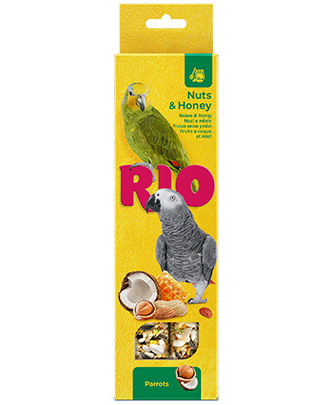RIO Sticks لـ parrots مع nuts و honey (2 х 90 g — ART. 22210)