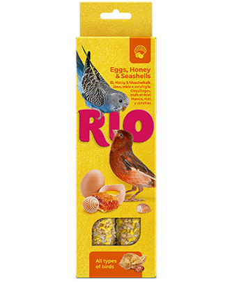 Sticks لـ all types of birds مع seashells, eggs و honey (2 x 40 g — ART. 22170)