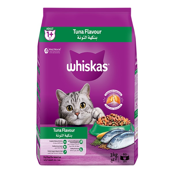 whiskas dry 1 plus years tuna flavour