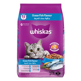 whiskas dry 1 plus years ocean fish flavour