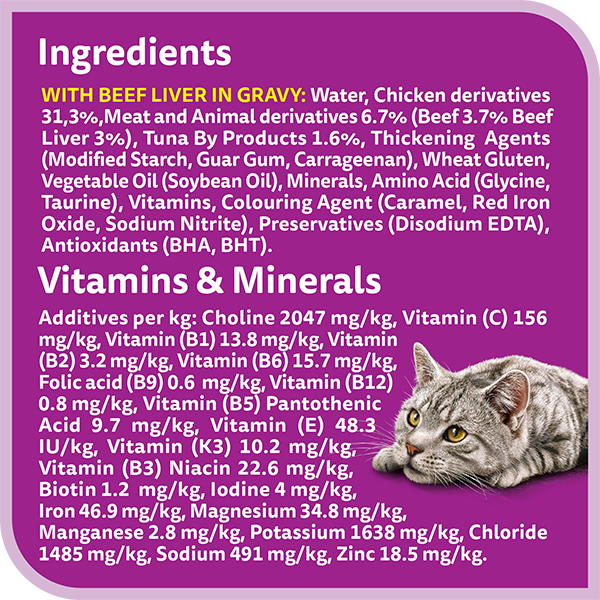 whiskas 1 plus years meaty selection in gravy multipack