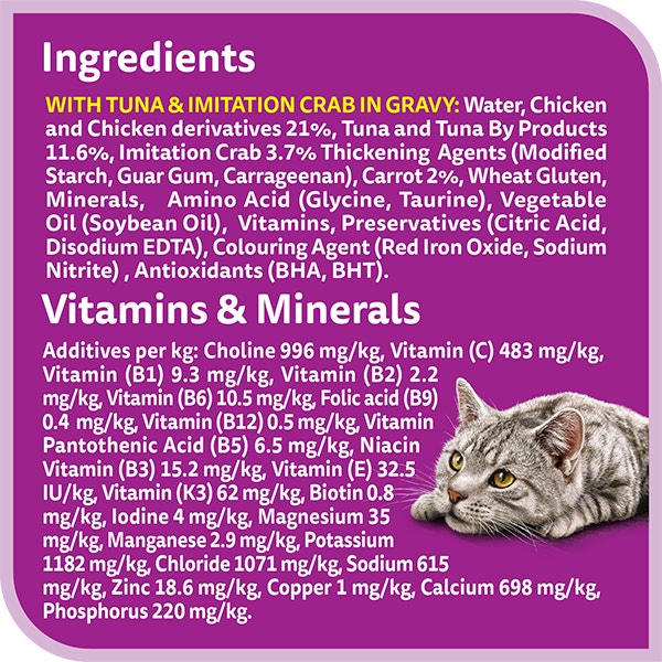 whiskas tasty mix 1 plus years mix of the sea collection in gravy multipack