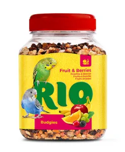 RIO Fruit و berry mix. Treat لـ budgies (180 g — ART. 22330)