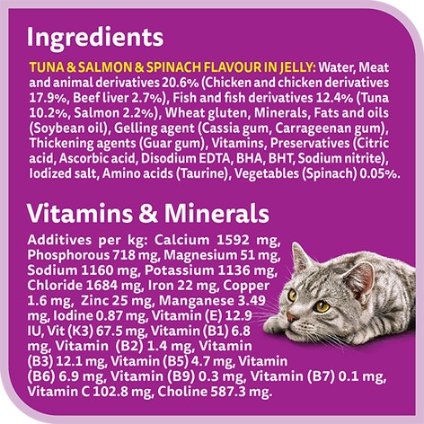 whiskas tasty mix 1 plus years mix of the sea collection in jelly multipack