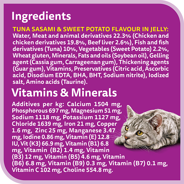 whiskas tasty mix 1 plus years mix of the tuna collection in jelly multipack