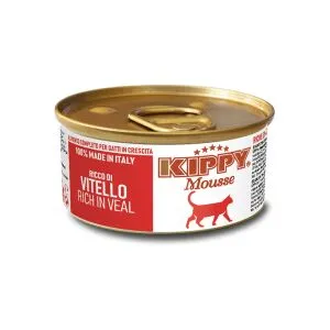 Kippy Mousse rich in VEAL Adult cat Can 3 oz