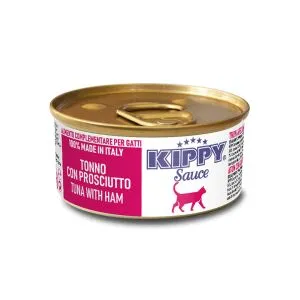 Kippy Sauce تونة مع HAM قطط بالغة علبة 2,47 oz