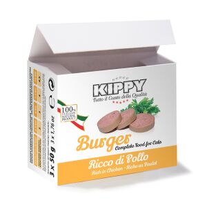 Kippy Burger rich in CHICKEN Adult cat Box 3x1,76 oz