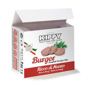 Kippy Burger rich in لحم بقر قطط بالغة Box 3x1,76 oz