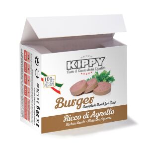 Kippy Burger rich in لحم ضأن قطط بالغة Box 3x1,76 oz