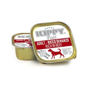 Kippy Paté rich in BEEF Adult dog Alu-cup 5,29 oz