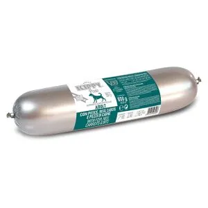 Kippy باتيه+Bits مع سمك, أرز, CARROTS & MUSCLE MEAT BITS كلاب بالغة سجق 28,22 oz