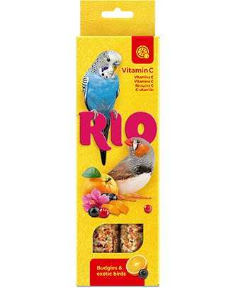 RIO Sticks لـ budgies و exotic birds Vitamin C (2 х 40 g — ART. 22310)