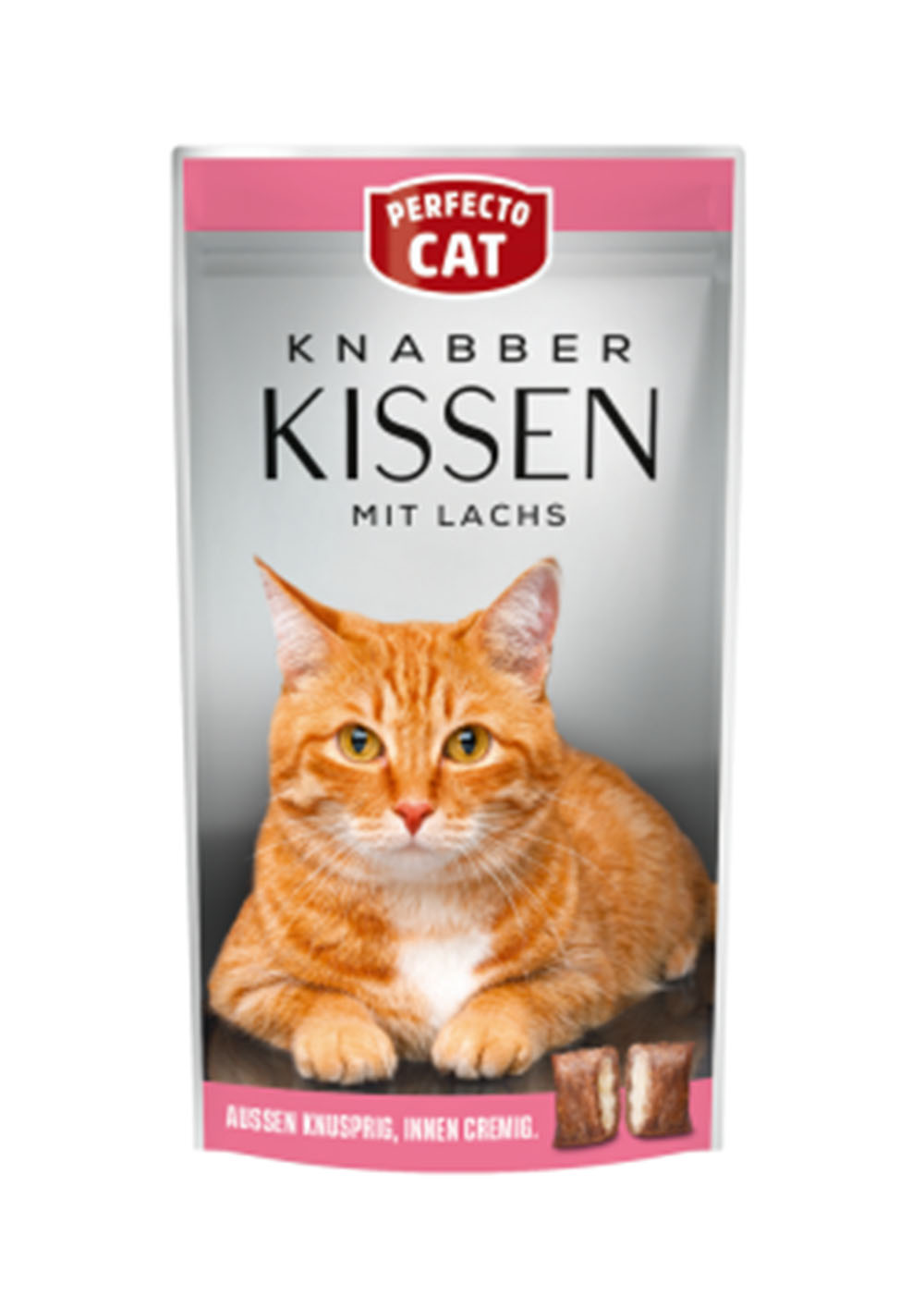 Perfecto Cat Feine Knabber Kissen mit Rind 50g