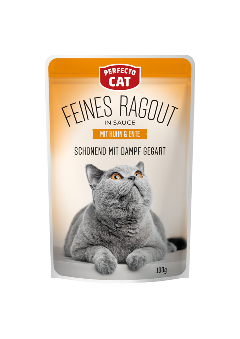 Perfecto Cat Fine Ragout Veal & Turkey 100g