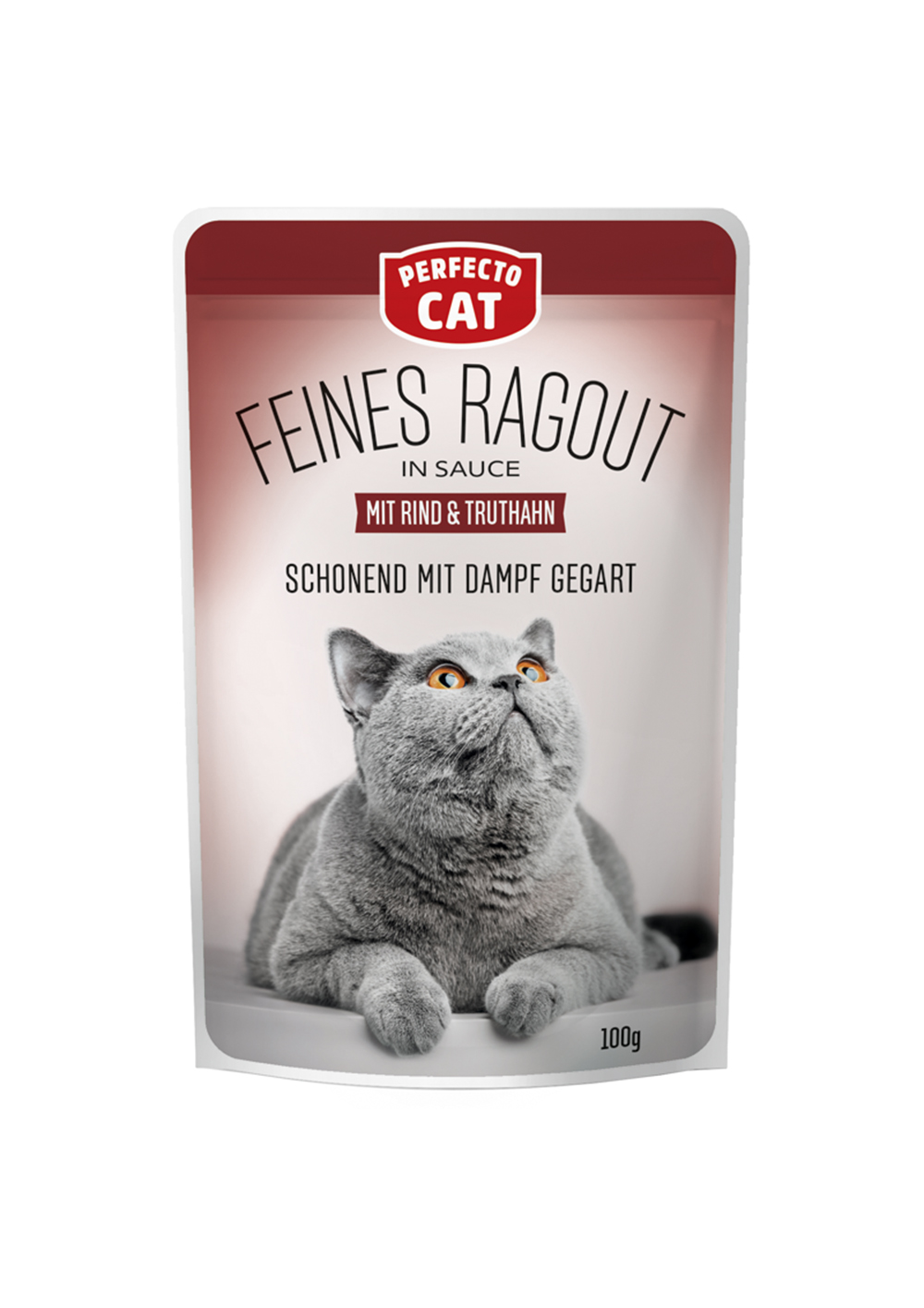 Perfecto Cat Fine Ragout Beef & Turkey 100g
